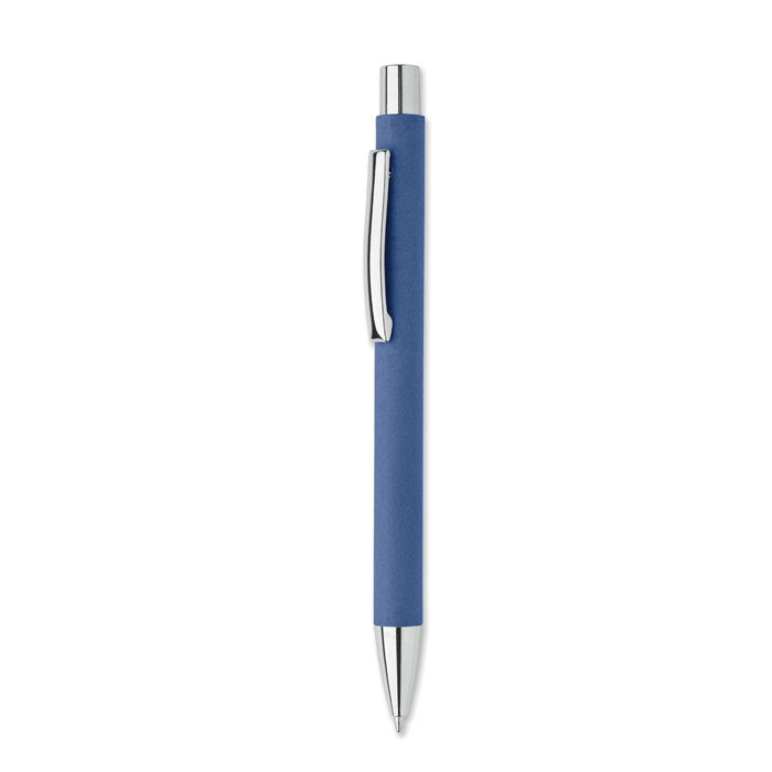 Recycled paper push ball pen