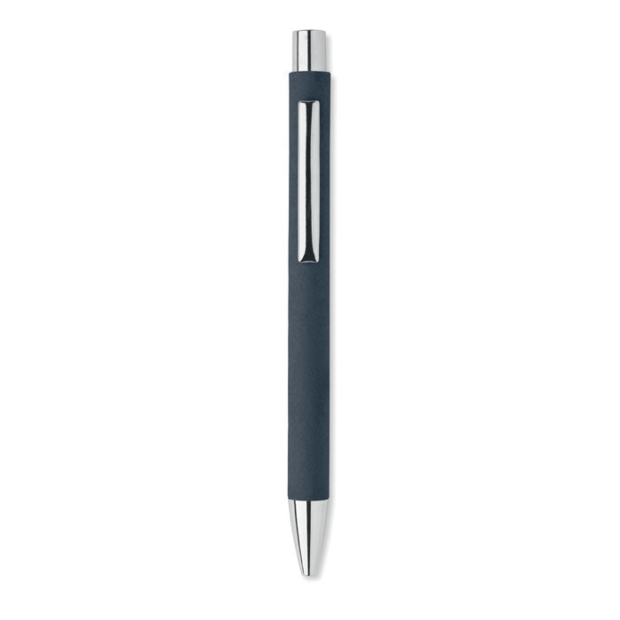 Recycled paper push ball pen