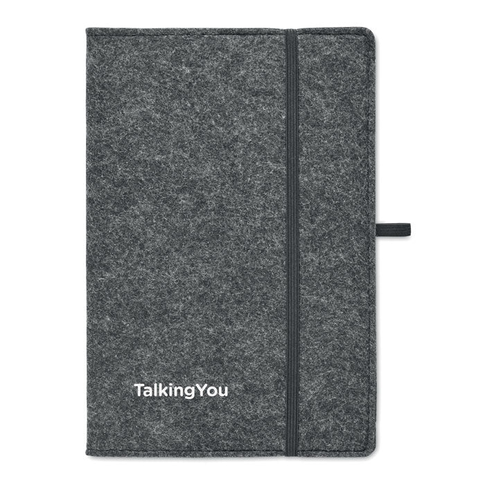 A5 notebook RPET felt