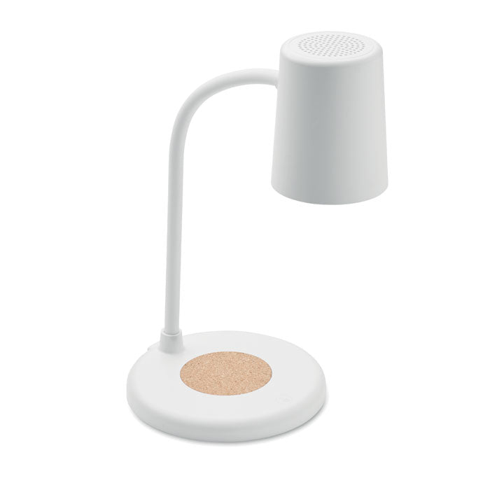 Wireless charger, lamp speaker