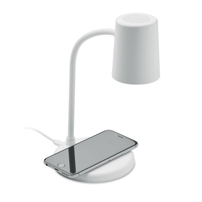 Wireless charger, lamp speaker