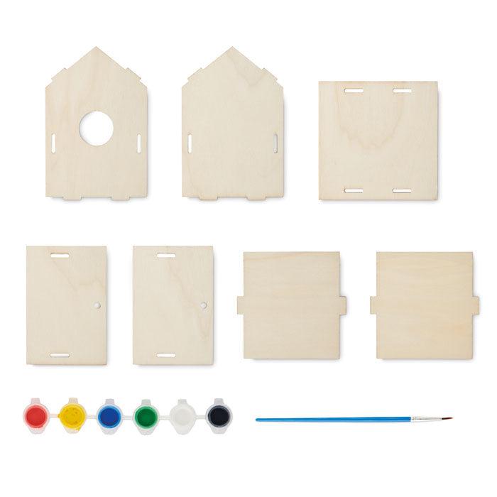 DIY wooden bird house kit