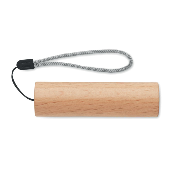 Beech wood rechargeable torch