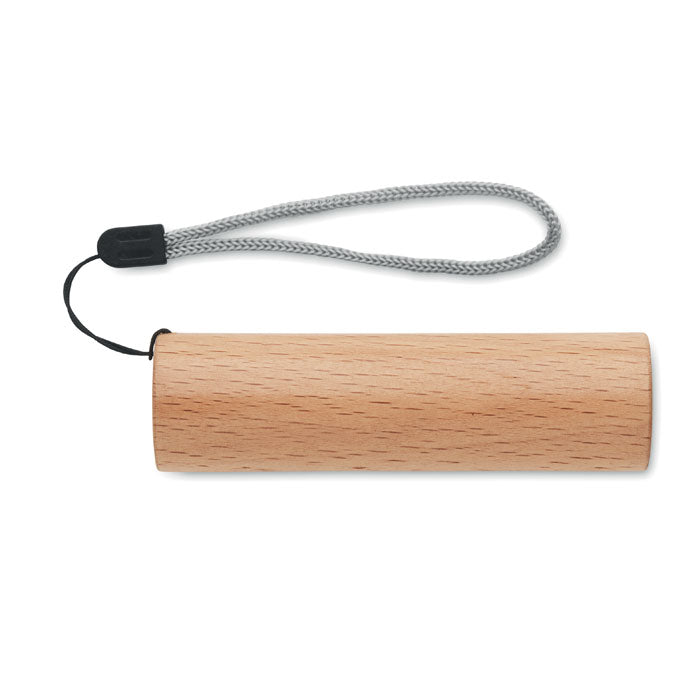 Beech wood rechargeable torch