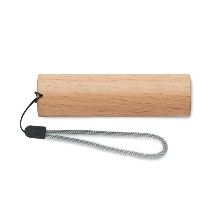 Beech wood rechargeable torch