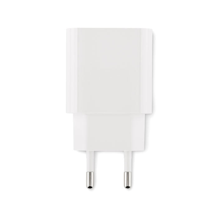 20W 2 port USB charger EU plug