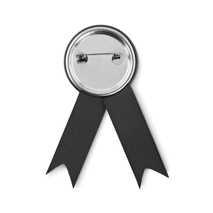 Ribbon style badge pin