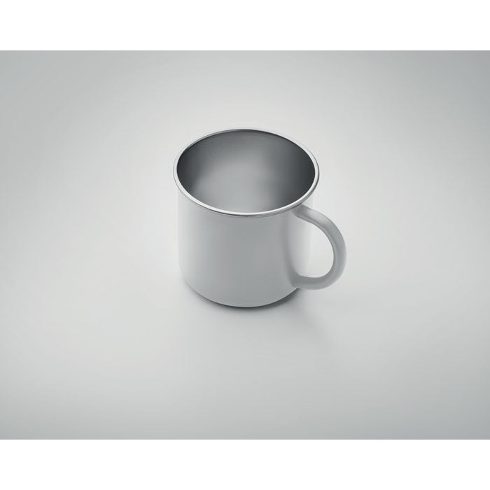 Recycled stainless steel cup