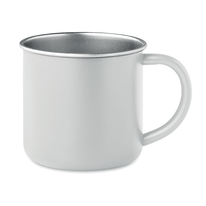 Recycled stainless steel cup