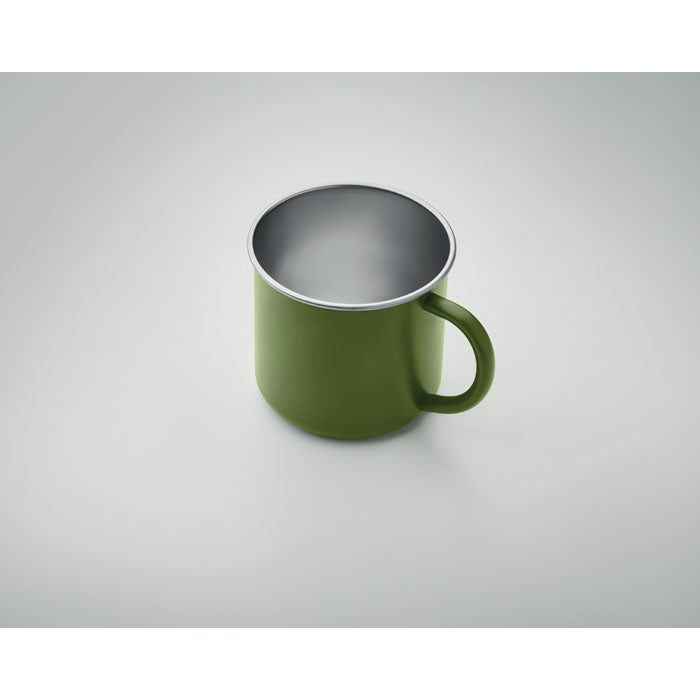 Recycled stainless steel cup