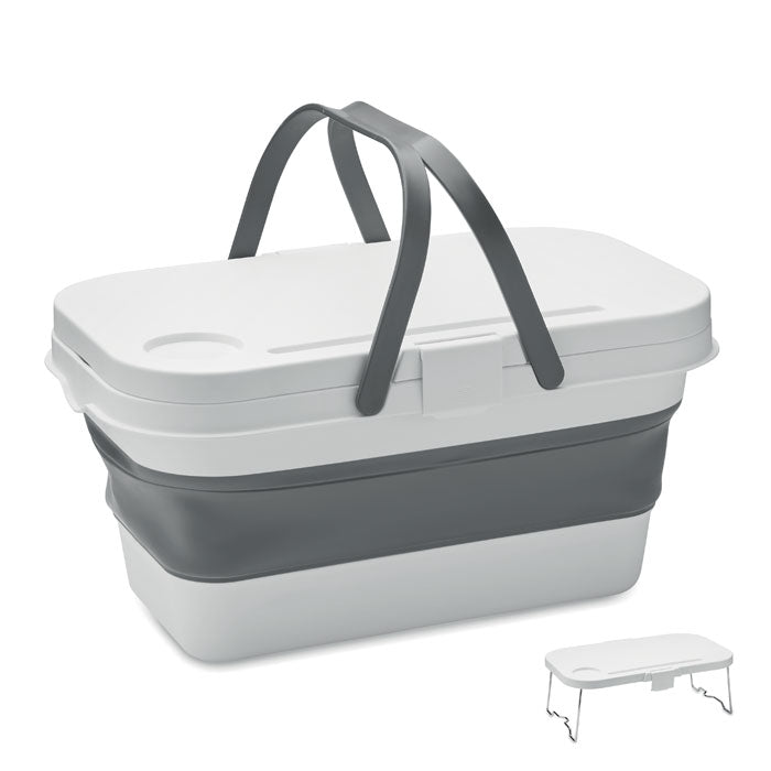 Collapsible picnic basket