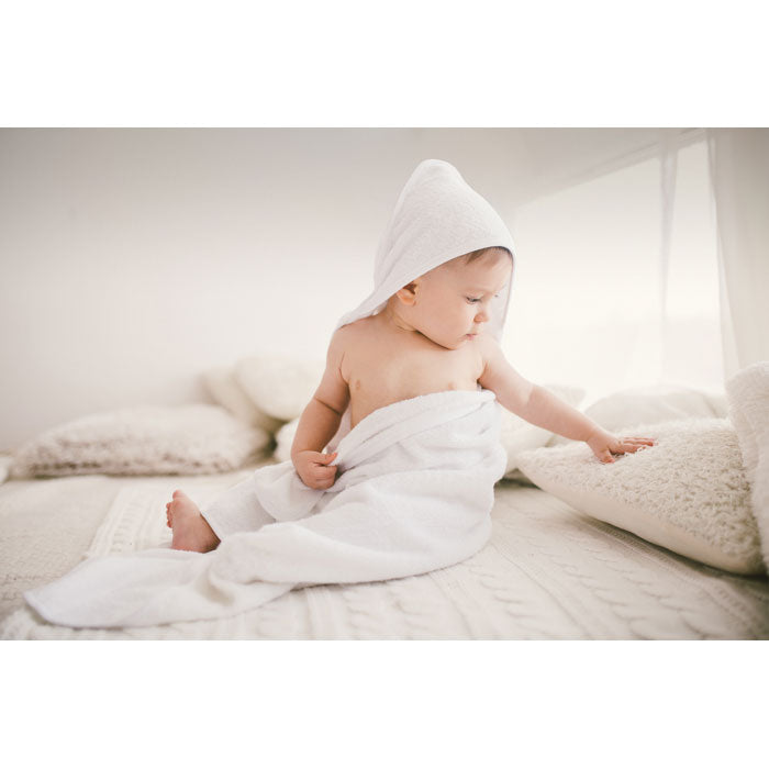 Cotton hooded baby towel