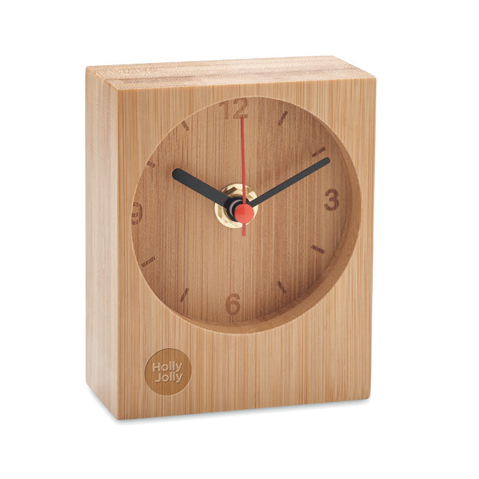 Bamboo table clock