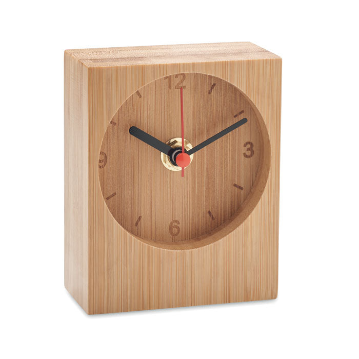 Bamboo table clock