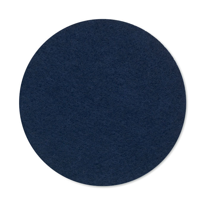 Round coaster in RPET felt