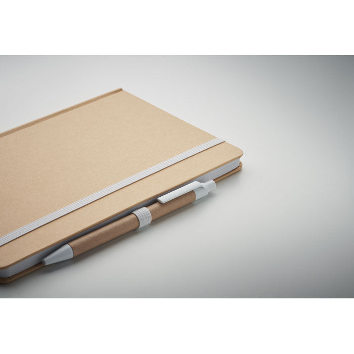 A5 notebook in recycled carton