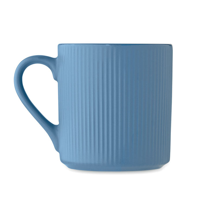 Ribbed ceramic mug mat 340 ml