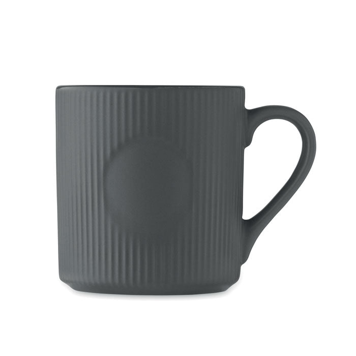 Ribbed ceramic mug mat 340 ml