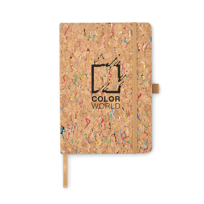 A5 cork coloured notebook