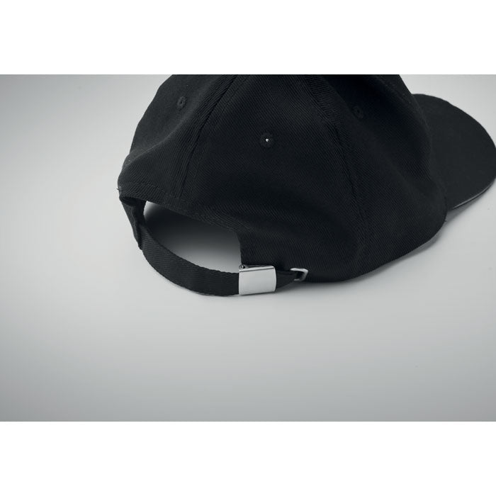 5 panel LED cotton cap 220gr/m²