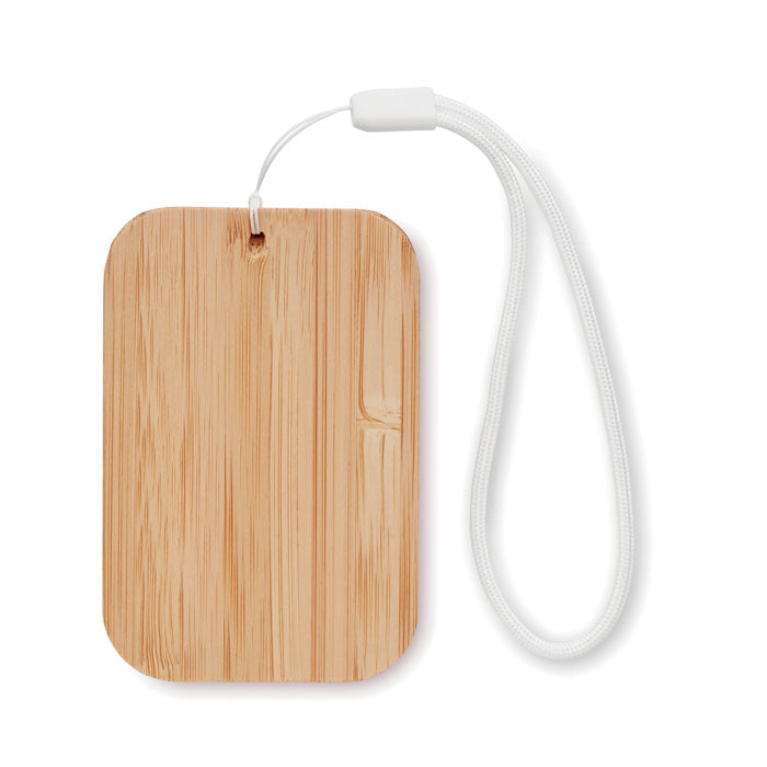 15W wireless charger in bamboo