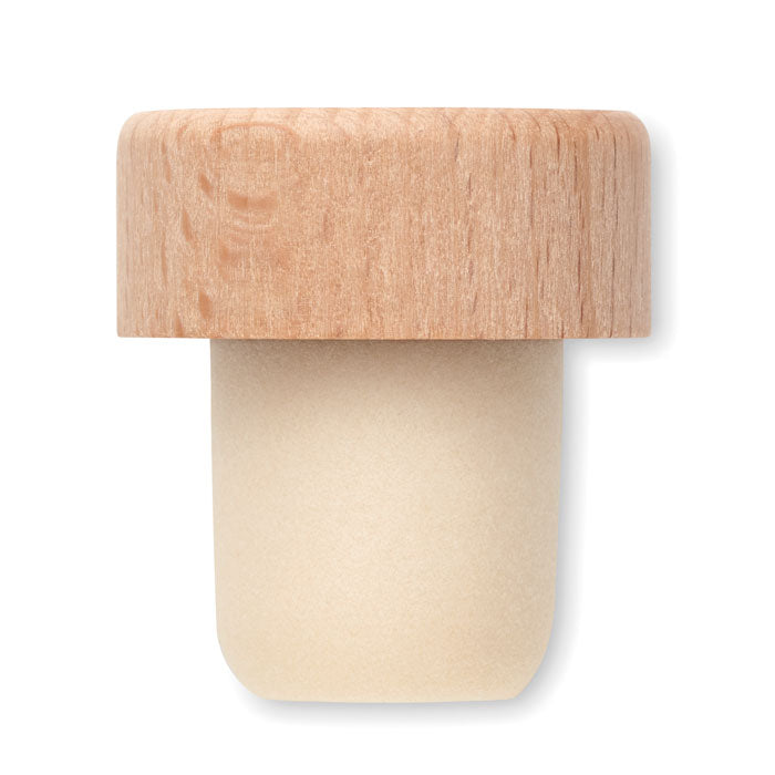 Beech wood bottle stopper