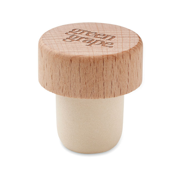 Beech wood bottle stopper