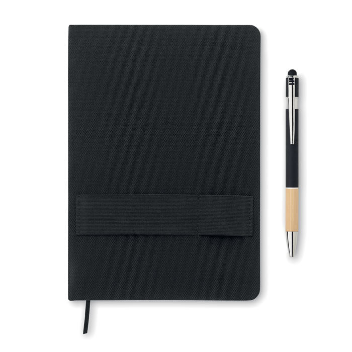 A5 RPET notebook with pen