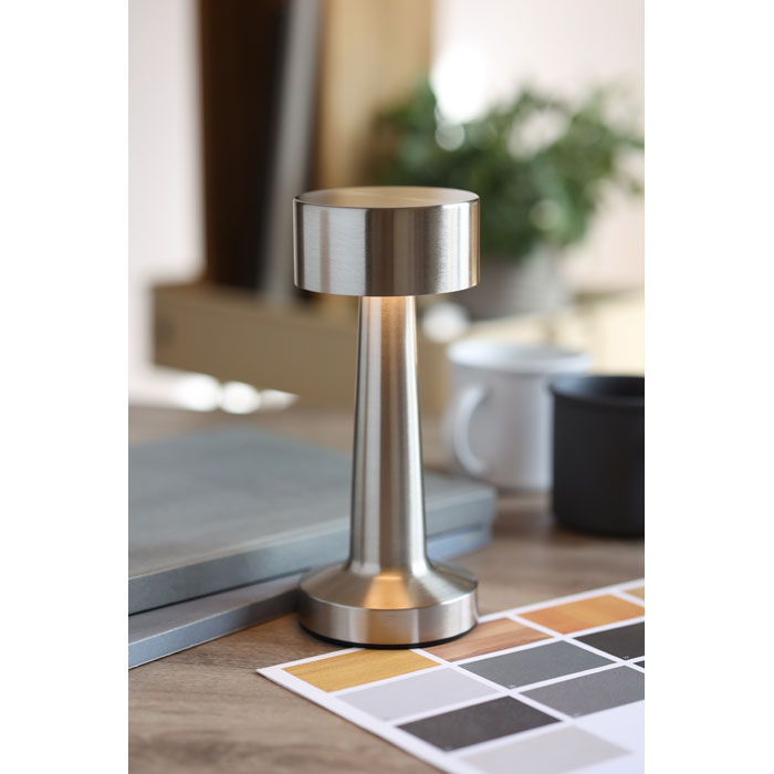 Rechargeable iron table lamp