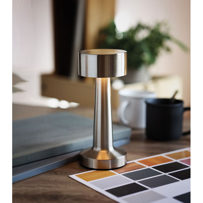 Rechargeable iron table lamp