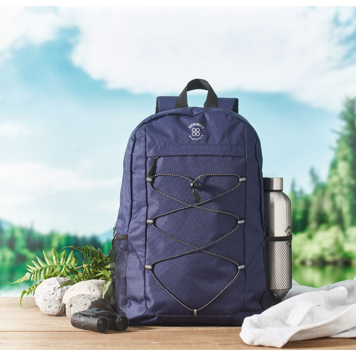 600D RPET polyester backpack