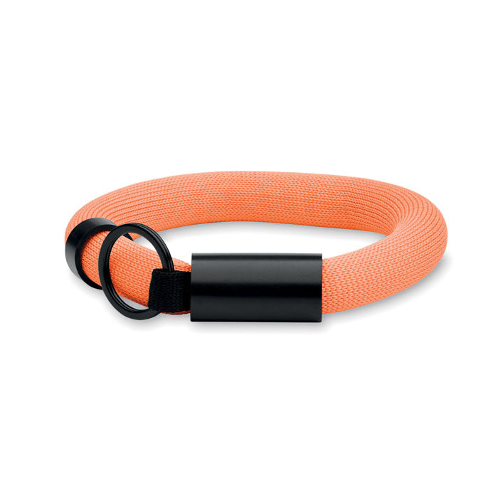 Floating wristband key ring