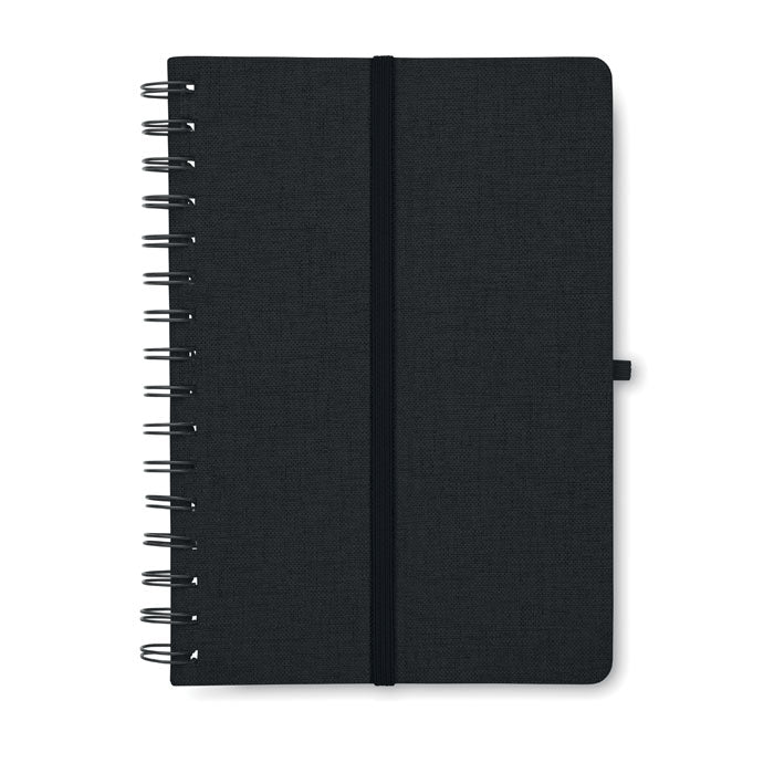 A5 notebook with phone holder