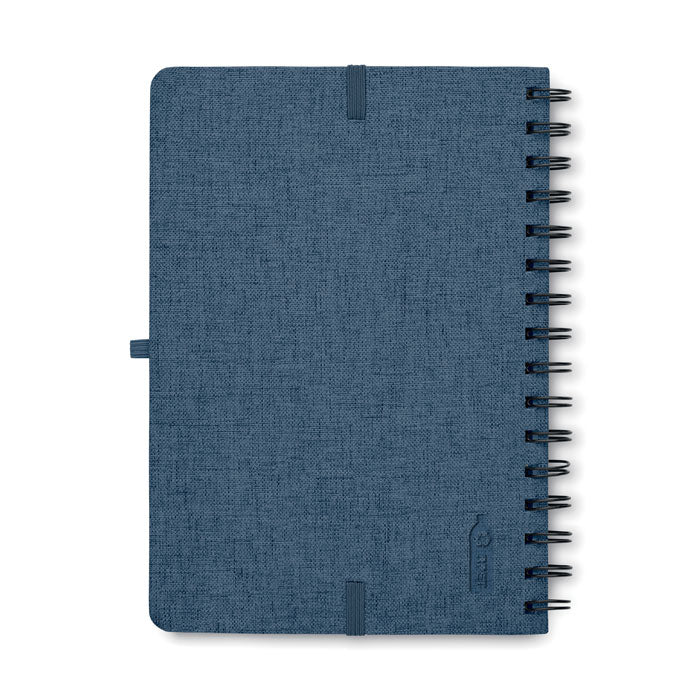 A5 notebook with phone holder