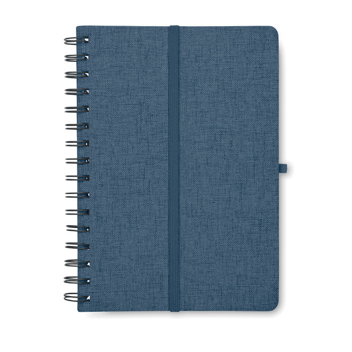 A5 notebook with phone holder