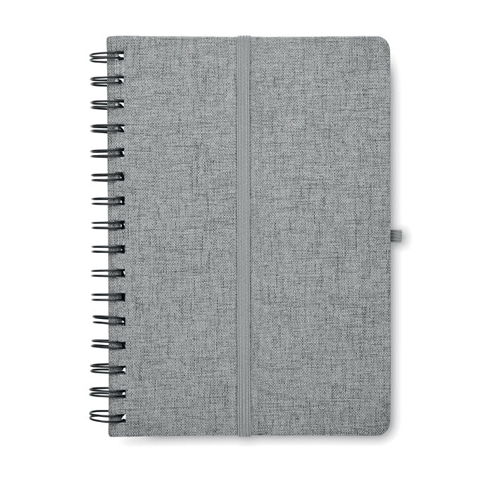 A5 notebook with phone holder