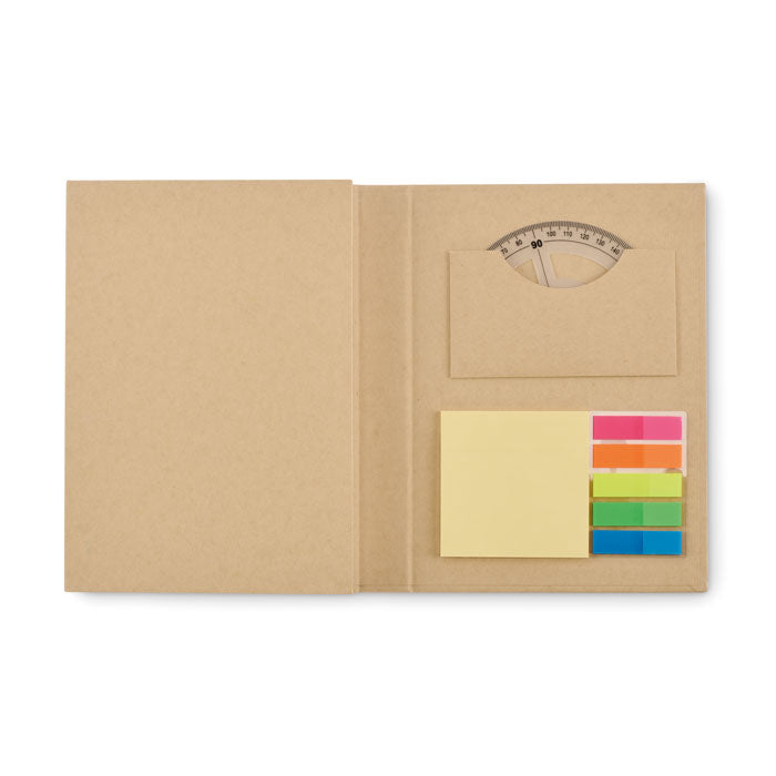 Stationary set with notepad