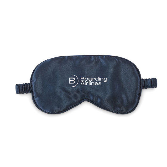 Soft polyester eye mask