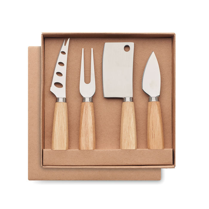 Set of 4 cheese knives