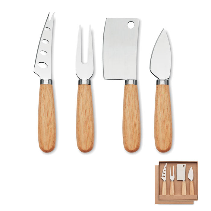 Set of 4 cheese knives