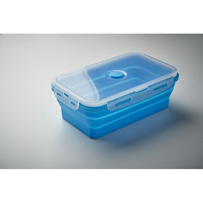 Collapsible silicone lunch box