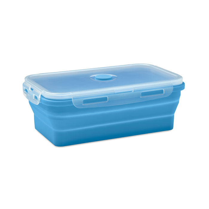 Collapsible silicone lunch box