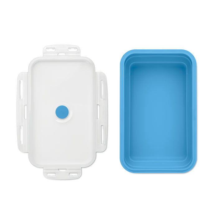 Collapsible silicone lunch box