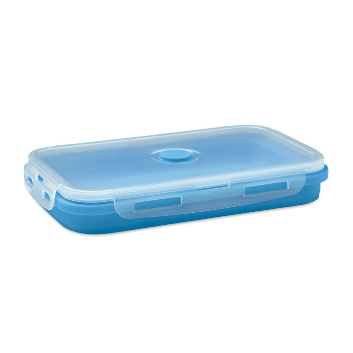 Collapsible silicone lunch box