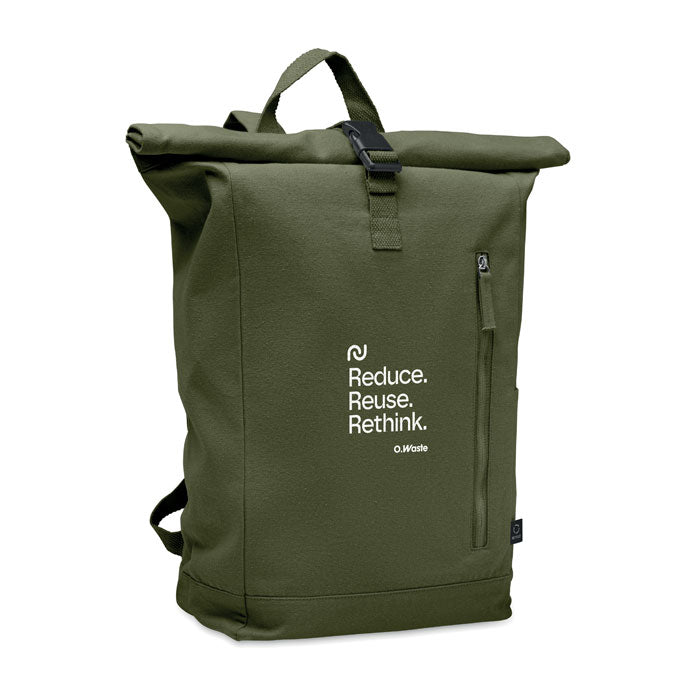 Rolltop Cotton Backpack