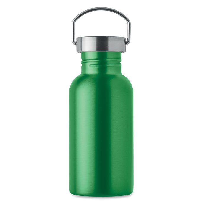 Single Walled Drinks Bottle in Stainless Steel