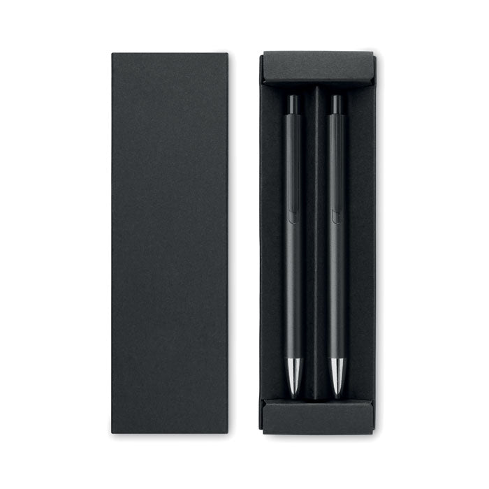 Recycled aluminium pen set