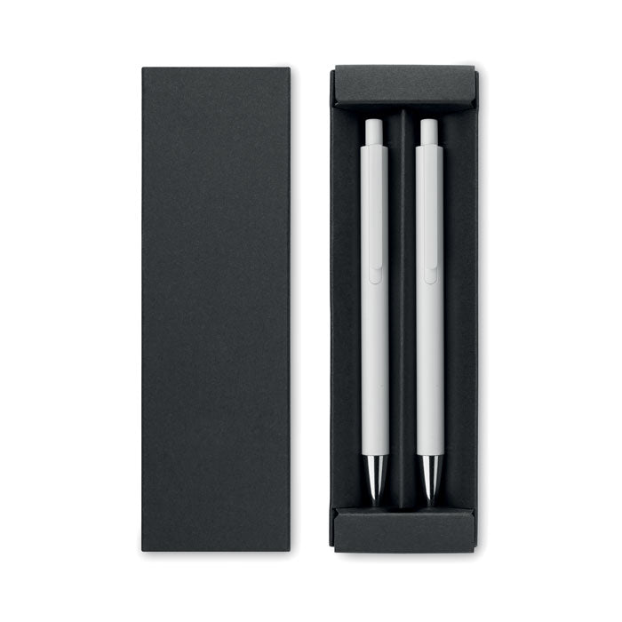 Recycled aluminium pen set