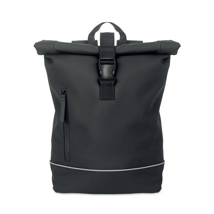 Laptop 15" roll top PU backpack