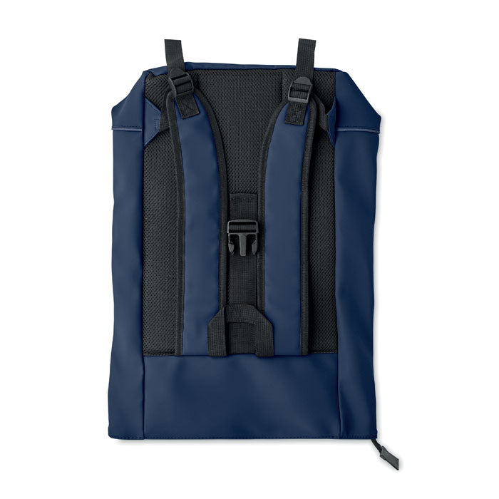 Laptop 15" roll top PU backpack